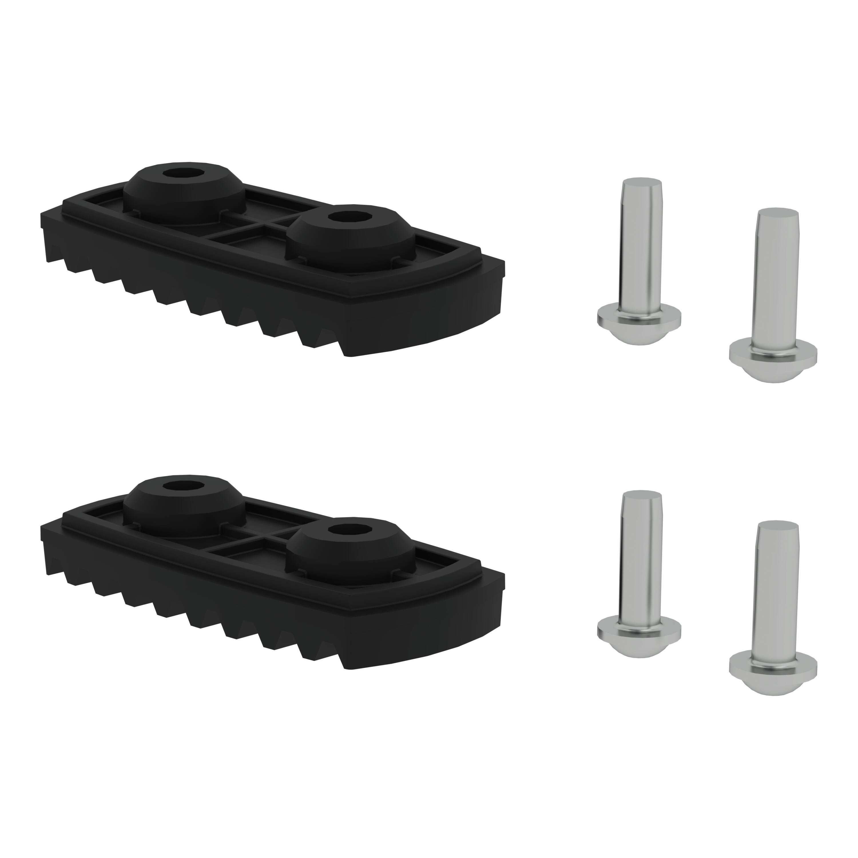 Günzburger nivello®-Fußplatte elektrisch ableitfähig 